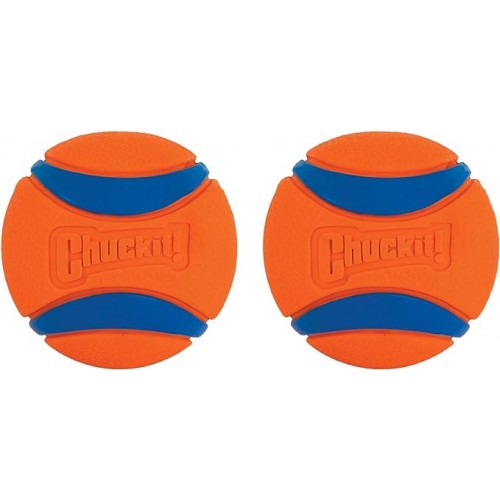 Ultra Ball Dog Toy, Medium (2.5 Inch Diameter) Pack of 2, for breeds 20-60 lbs